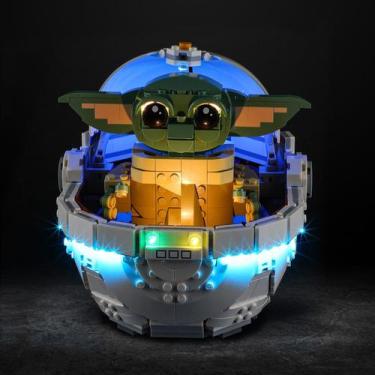 Imagem de Luz LED para Lego 75403 Grogu com conjunto Hover-Pram Vaodest