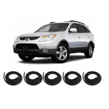 Imagem de Kit Borracha Vedação Das 4 Portas + Borracha Do Porta Malas Vera Cruz 