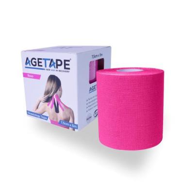 Imagem de Agetape Kinesiology Tape 7,5cm X 5m - Rosa, Rosa