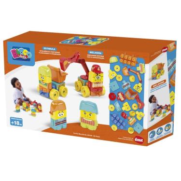 Imagem de Blocos De Montar Família Blocolandia 26 Peças Dismat - MK428