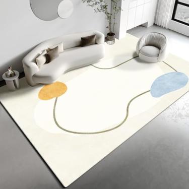 Imagem de Decoração de sala de estar simples Tapete de cabeceira de quarto Grande área Antiderrapante Tapetes de quarto infantil doméstico, 1.200X250CM