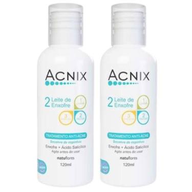 Imagem de SECANTE DE ESPINHAS  ANTI ACNE ACNIX 120ml NATUFLORES 2un