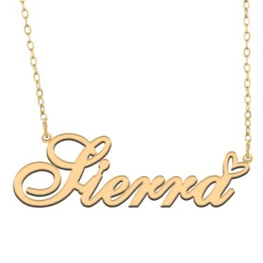 Imagem de A168A Colar de nome personalizado personalizado personalizado colar de nome banhado para mãe filha amizade feminino dia dos namorados aniversário de Natal ano novo, Metal, Sem pedras preciosas