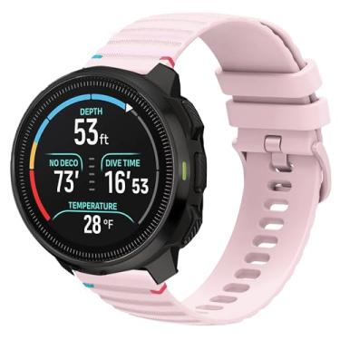 Imagem de Compatível com pulseiras SUUNTO OCEAN, pulseira de substituição ajustável de linha de silicone de 20 mm, 22 mm, compatível com SUUNTO OCEAN, RACE, RACE S, VERTICAL, 9 PEAK, 9 PEAK PRO, 5 Peak, 3