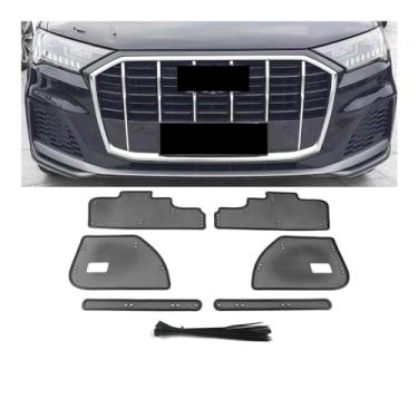 Imagem de Acessórios do carro auto grade dianteira inserção net anti-insetos poeira à prova de lixo capa interna malha protetora compatível para q7 2020-2023(For Q7 2020-2022 3.0)