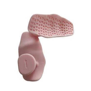 Imagem de menolana 2 peças Ginástica Greias de levantamento de peso Luvas de silicone Proteção à mão Gripper para mão de fitness, Rosa