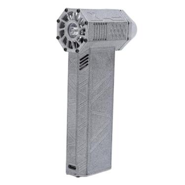 Imagem de Potente Ventilador Turbo, Bateria de Lítio de 2500mAh (integrada), Soprador de Ar Portátil Com 150.000 RPM para Teclado, Limpeza de PC, para Casa, Ao Ar Livre (Cinza)