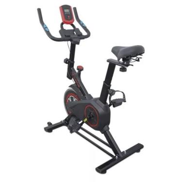 Imagem de Bicicleta Ergométrica Bike Spinning Thanus Thr01 Cor Preta E Vermelha