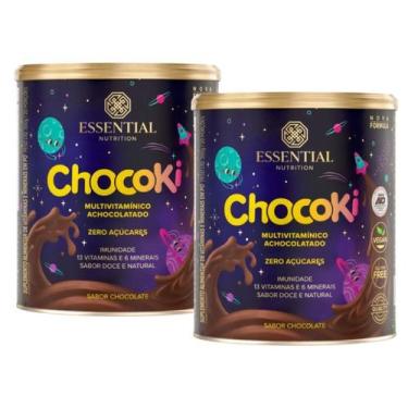 Imagem de Kit 2x Chocoki Achocolatado Vitaminado - 300g cada - Essential Nutriti