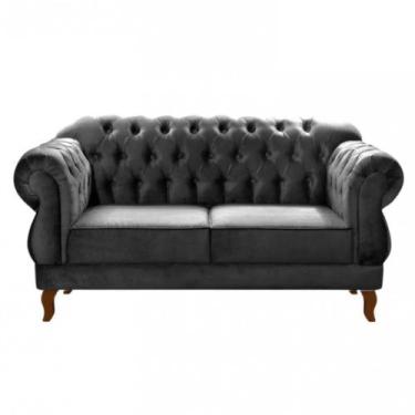 Imagem de Sofá Namoradeira Duquesa 2 Lugares Chesterfield Imperial Bella Decor, 