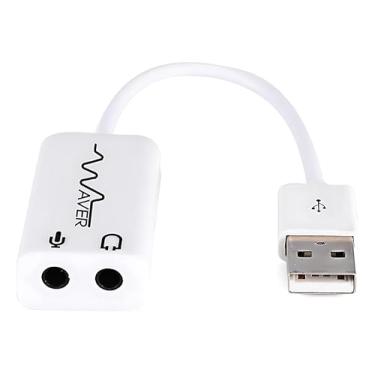 Imagem de Adaptador Usb Para Fone P2 - Pc Gamer, Ps5, Ps4 E Notebook