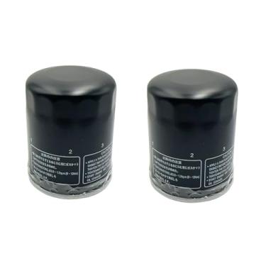 Imagem de Pacote com 2 filtros de óleo compatíveis com Polaris Ranger 570-1000 General 1000 Sportsman 600 700 800 ATV ACE 900 500, RZR S 800 Substitui 2540086 2540122 2540006