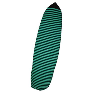 Imagem de menolana Surfboard Protect Bag Green e Black Stripes Sport Sports Sports Sacal Prática para Surfboard for Snowboard Longboard, Lengt 7.6 Pés