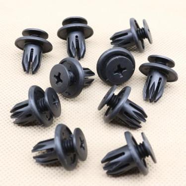 Imagem de DZMZL Clipes de retenção tipo empurrar para-choque dianteiro traseiro prendedor rebite 91503-SP0-003 serve para Honda Civic Odyssey Accord serve para Acura MDX RL TL Qtde 10