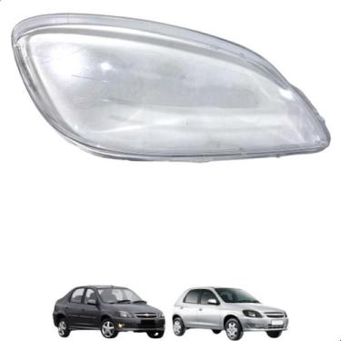 Imagem de Lente farol chevrolet celta prisma 2007 2008 a 2015 direito - FORTLUZ