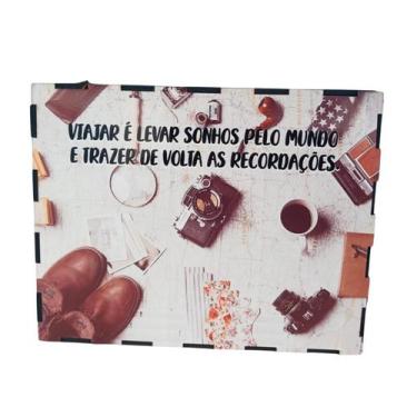 Imagem de Cofre Desafio Viagem Dos Sonhos Meta Viajar Junte 15 Mil - Coleção Tea