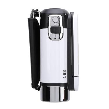 Imagem de Câmera de Vídeo de 16MP Pixels Com Resolução 1080P, Zoom Digital 16x, Tela de 2,4 Polegadas, Controle Remoto 2.4G, Cartão SD de 32GB, Tela Giratória de 2,7K 270°, 50MP, Tela LCD