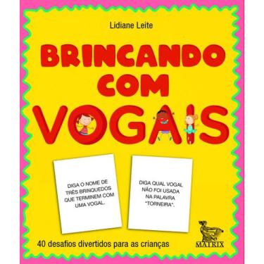 Imagem de Livro - Brincando com as vogais
