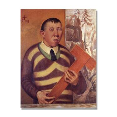 Imagem de NHLDZYH Otto Dix Canvas Art, (sem título 15), reproduções de pinturas famosas, arte de parede classicismo para sala de estar quarto decoração de casa. 50 x 65 cm-19,7 x 25,6 pol. Apenas tela