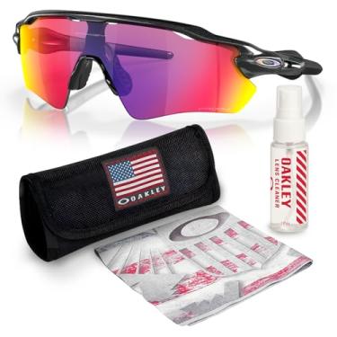 Imagem de OAKLEY Óculos de sol RADAR EV PATH OO9208 formato retangular com kit oficial de óculos, Cinza cênico, 38 mm