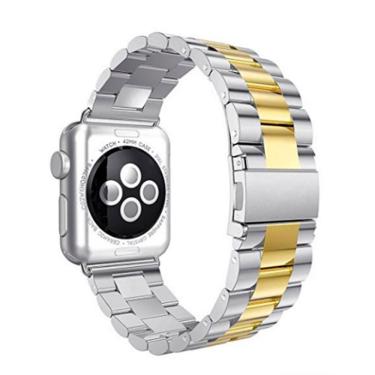 Imagem de Pulseira Aço 3 Elos Relogio Smartband Smartwatch Relogio Inteligente