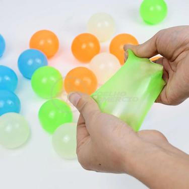 Imagem de Fidget Toy Bolinha Globble Anti Stress Fluorecente