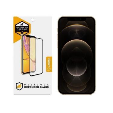 Imagem de Película Defender Glass Para Iphone 12 Pro Max - Preta - Gshield