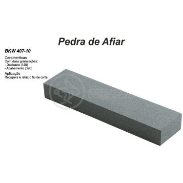 Imagem de Kit Churrasco 3 Peças Faca 10" + Chaira 10" + Pedra