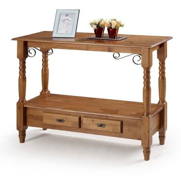 Imagem de Aparador Pé Torneado 2 Gavetas Inferior - M51028 Garapa - Verniz