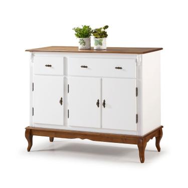 Imagem de Balcão Buffet 3 Portas 2 Gavetas - M560631 Garapa - Verniz