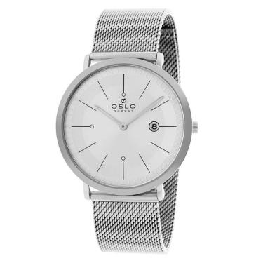 Imagem de Relógio Analógico Masculino Prata Ombsss9u0003 - Oslo