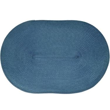 Imagem de Kit 10 Americano Requinte Liso Para Mesa Oval 30x45cm Navy