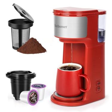 Imagem de Ranbomer Cafeteira K-Cup, Máquina De Cápsulas, Capacidade Infusão 400 Ml. Moer Café. (Vermelho)