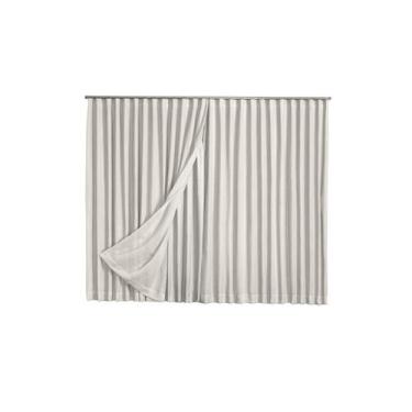 Imagem de Cortina Microfibra Com Linho 4,00X2,50 Para Trilho Duplo - Ludatex