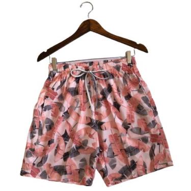 Imagem de Short Masculino Mauricinho Ref. 143B Laranja Estampado Tamanho XGG - O