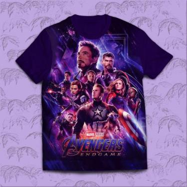 Imagem de Camisa personalizada os vingadores ultimato - Imperio Design, GG, Roxo