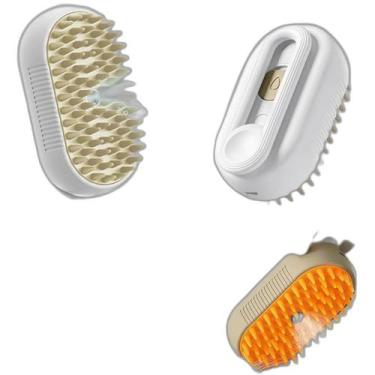 Imagem de Escova Tira Pelo Vapor Retrátil Pet Usb Recarregável - Shop Mix