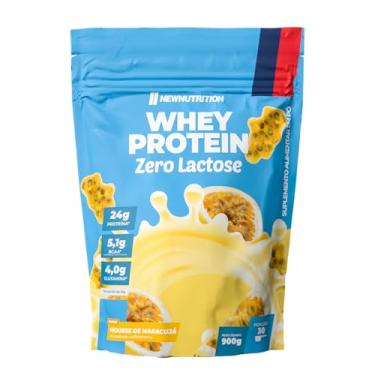 Imagem de Whey Protein Zero Lactose - 900g Refil Mousse de Maracuja - NewNutrition
