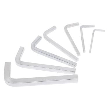Imagem de GDFYMI Conjunto de chaves de fenda de cabeça quadrada, chave quadrada em forma de L 3 mm - 10 mm, 7 peças