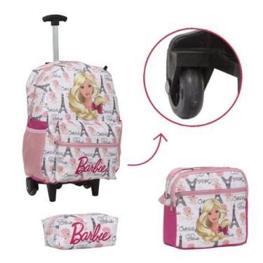 Imagem de Mochila Infantil Carrinho Barbie Pre Escola Creche Reforçada - TOYS 2U