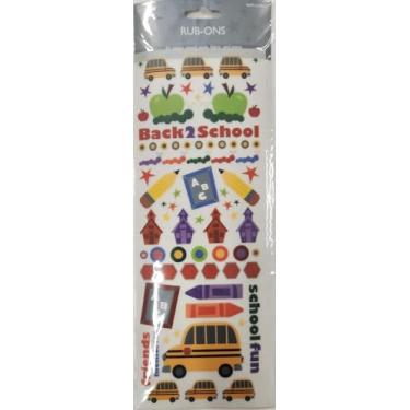 Imagem de Folha longa para pés de volta 2 massagens escolares - Mais de 50 ônibus escolares sortidos, minhoca, casa escolar, giz de cera, quadro-negro, lápis, estrelas e palavras/frases diversão escolar, amigos