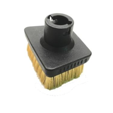 Imagem de KiBcsLic Cabeça de escova de vapor para superfícies duras, limpador a vapor profissional e estável, acessório para cabeça de varredura para piso, pia, rejunte, Cerdas de Cobre