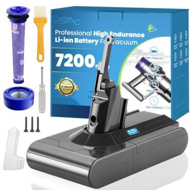 Imagem de Bateria de substituição OHZHAO 7200mAh 25,2V para aspirador Dyson V8