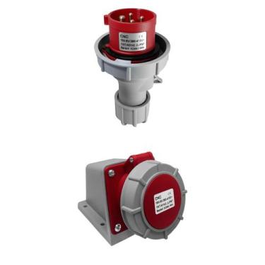 Imagem de Tomada Industrial Macho E Femea 3P + Terra 16A 380 V - Cnc