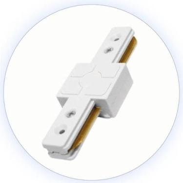 Imagem de Emenda Conector União para Trilho Eletrificado Reta ou L Preta ou Bran