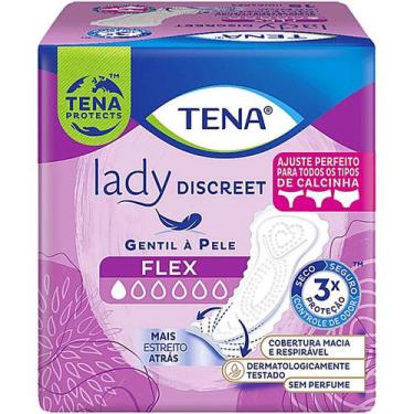 Imagem de Absorvente Tena Lady Discreet Flex - Com 15 unidades