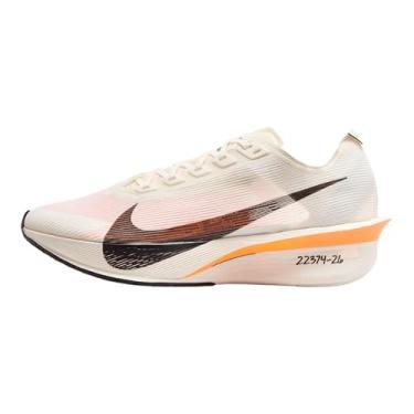 Imagem de Nike Tênis de corrida feminino Vaporfly 4 Proto (HF6411-100, vela/laranja/branco/preto), Vela/laranja total/branco/preto, 8.5