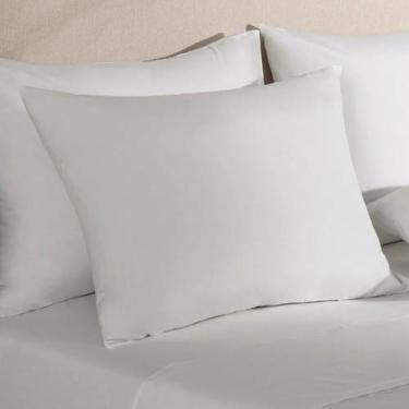 Imagem de Fronha Branca Avulsa 50x70cm Teka Profiline Linha Toronto Tecido Misto