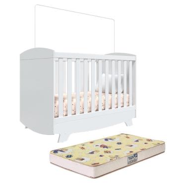 Imagem de Berço Americano Cris Retrô 3 em 1 com Colchão Supreme - Móveis Peroba