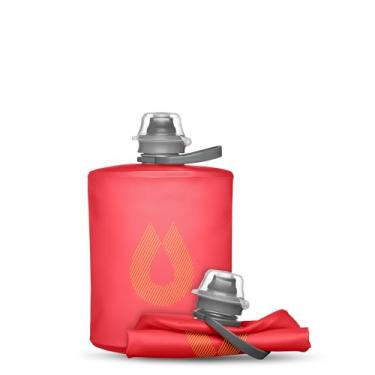 Imagem de Hydrapak Garrafa de água dobrável Stow (500 ml, 500 ml) – Garrafa de viagem ultraleve e embalável, frasco flexível para esqui, caminhada, bicicleta ou escalada – Vermelho vermelho sequoia